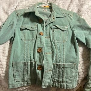 Mint Corduroy Jacket